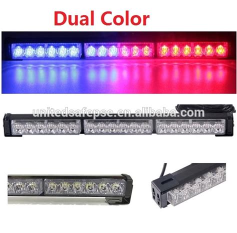 Dual Color Car Flash Strobe Light Dual Color Led Stick Bar Light Led