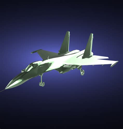 STL-Datei Sukhoi Su-35 🏠・Design für 3D-Drucker zum herunterladen・Cults