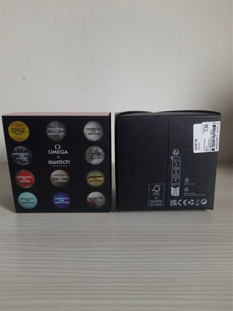 Box Jam Swatch X Omega Mission To Venus Original 1 Set Serba Serbi