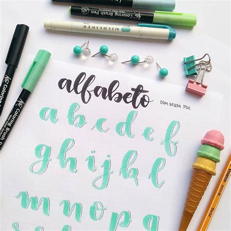 Lettering Brush Pen Alfabeto Factory Sale