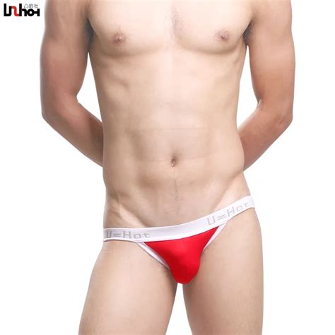 Sexy Gay Underwear Men G String Thongs Cotton Jockstraps Man Lingerie Breathable Hollow Back U