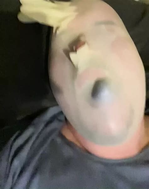 My First Breathplay Experience Latex Glove As Mask Part Gay