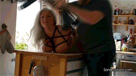 Nude Milf On Holiday Hogtied Barefoot And Breast Bound Drools Over Garbage Bag Gag Sd