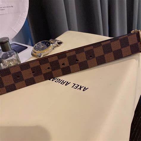Brun LV Bälte - Louis Vuitton | Plick Second Hand