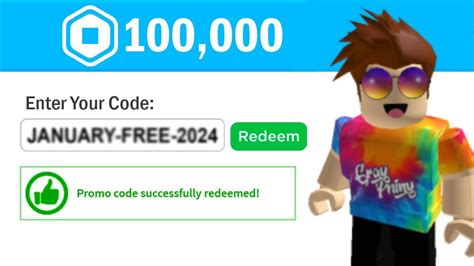 This Secret Promo Code Gives Free Robux Roblox January 2024 Youtube