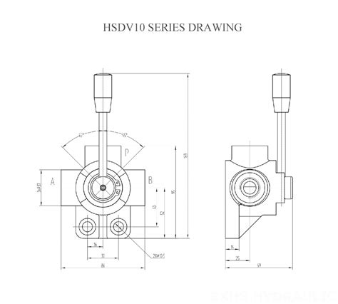 Hsdv10 Rotary Diverter Valve Bxhs Hydraulic