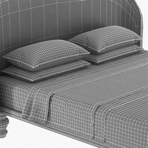 Custom Made Classic Bed 3d Model 20 3ds Fbx Max Obj Stl Free3d