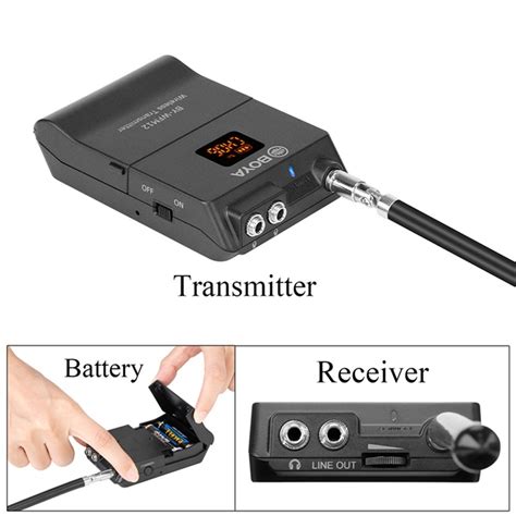 BOYA BY-WFM12 Wireless VHF Condenser Microphone