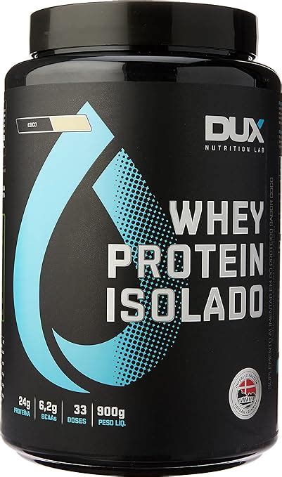 Whey Protein Isolado Dux Nutrition Sabor Coco 900g Amazon Br