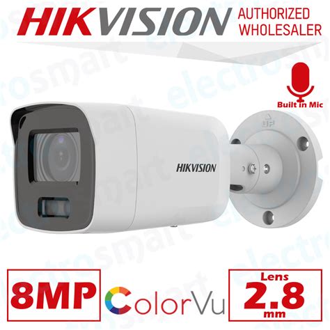 Ds Cd G Lu Mm Hikvision Mp K Colorvu Fixed Bullet Network