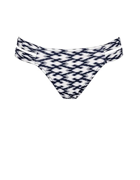 Watercult IKAT EDIT BIKINI PANTS 107 Canvas Soft Black