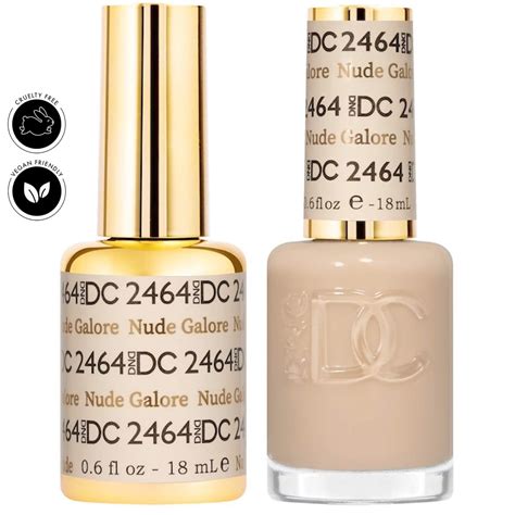 Dnd Dc Duo Gel Nail Polish Set Nude Galore X Ml Nail Polish Direct
