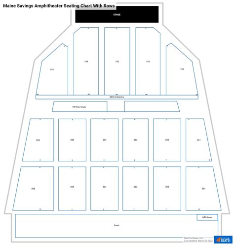 Maine Savings Amphitheater Seating Chart - RateYourSeats.com