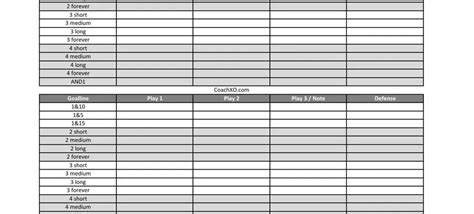 Football Diagram Template