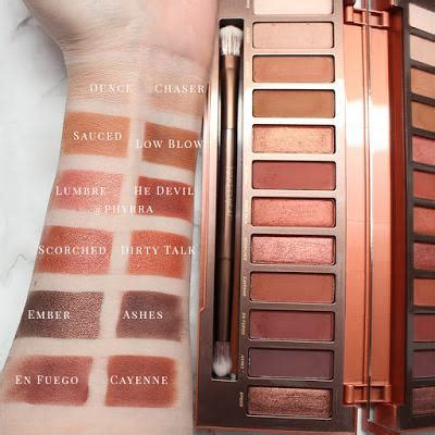 پالت سایه اربن دیکی نیکد هیت URBAN DECAY naked heat eyeshadow palette