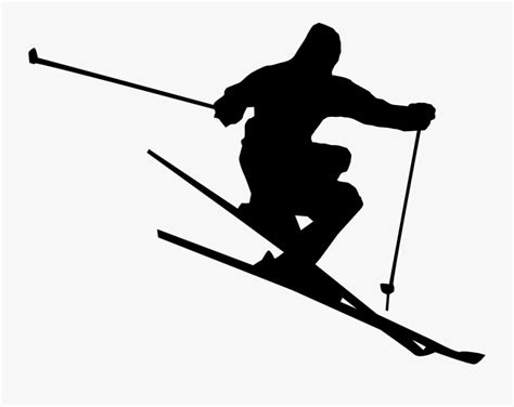 Transparent Ski Png - Skiing Black And White , Free Transparent Clipart ...