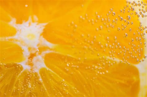 Premium Photo Orange Fruit Closeup Macro