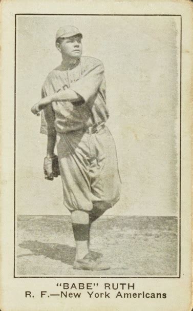 American Caramel Babe Ruth E Wax Pack Gods