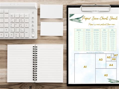 cheat sheet paper sizes paper dimensions   mm cm   px