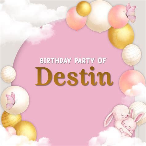 Birthday Party Of Destin Di UndanganDigital