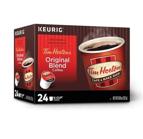 Tim Hortons Original Blend, Medium Roast Coffee, Single Serve pod