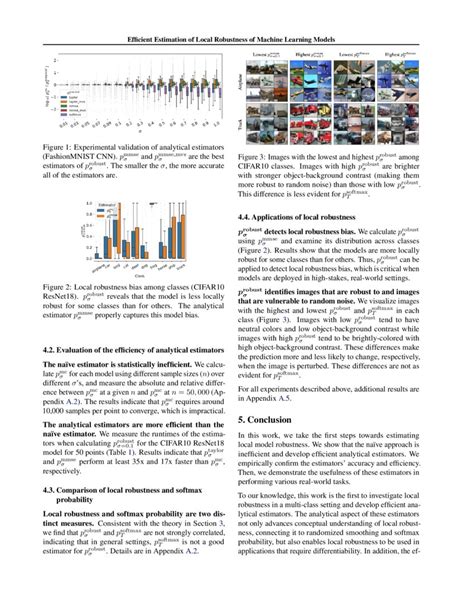 Efficient Estimation Of The Local Robustness Of Machine Learning Models