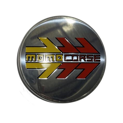 Momo Corse Centre Caps For Momo Wheels 50mm Set Of 4 Retro Autotek