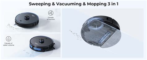 Laresar Clean Robot Vacuum And Mop Combo 3500pa Robotic