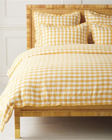 Hyannis Duvet Cover - Sunflower | Serena and Lily