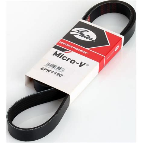 Gates Micro-V Multi Ribbed Drive Belt 6 Rib x 1190mm - 6PK1190 - Gates ...