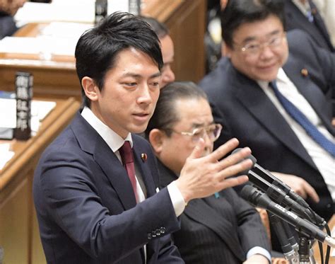 小泉進次郎氏 政府に異例の質問 国会改革について持論展開 毎日新聞