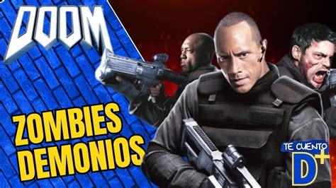 La película de La ROCA con ZOMBIES Resumen DOOM la puerta del