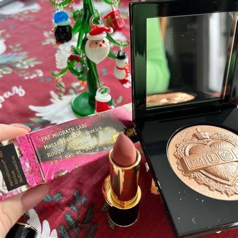 Pat Mcgrath Makeup Pat Mcgrath Labs Duo Highlighter Venusian Nude Pat Lipstick Divine