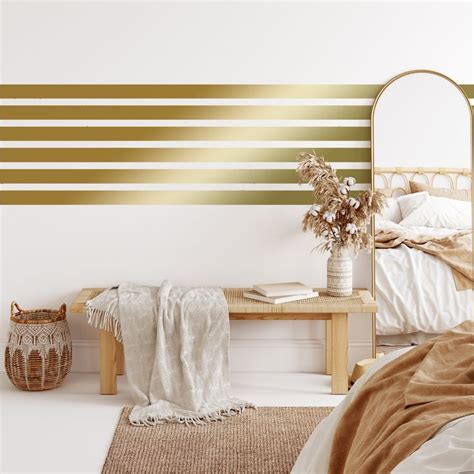 Large Gold Line Wall Decal Gold Line Decal Large Wall Decal Geometric Wall Decal Etsy