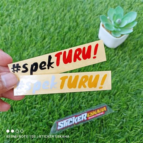 Jual Stiker Spek Turu Cutting Sticker Shopee Indonesia