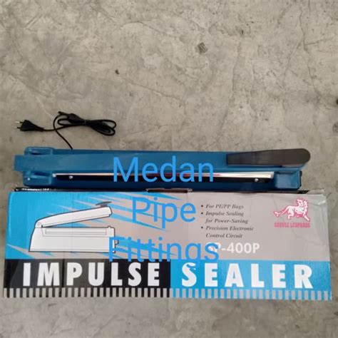 Jual Mesin Press Plastik 40 Cm SP 400P Double Leopards Impulse Sealer