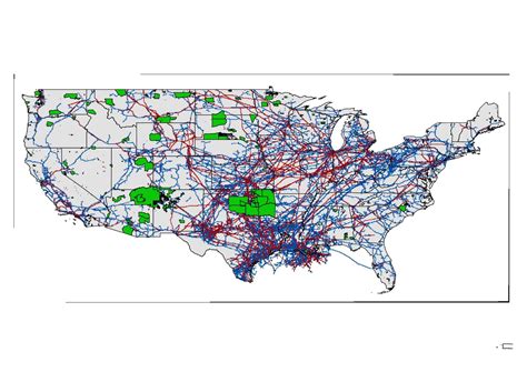 Map Of All Us Pipelines - Printable Map Of The US
