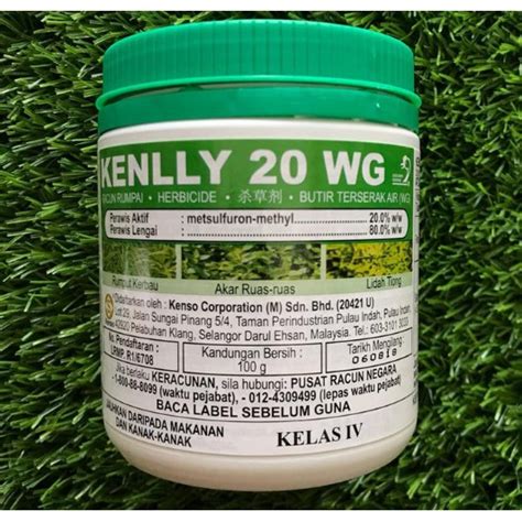 100G 250G 1KG Kenlly 20 WG Metsulfuron Methyl 20 Mixture Herbicide