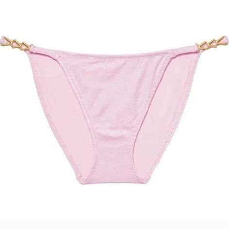 Xxl Victoria Secret Chain Strap Bikini Bottoms Lusty Lilac Nwt