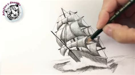 Como Dibujar Un Barco A Lapiz Paso A Paso Tecnicas De Dibujo A Lapiz Youtube