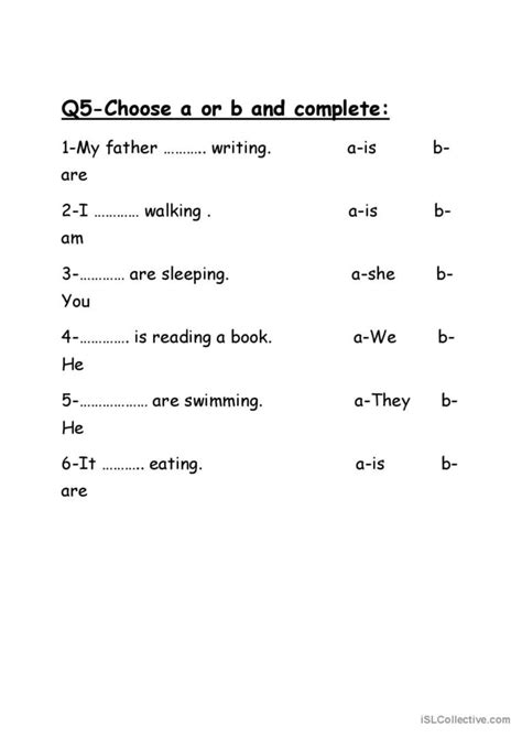 Present Continuous Affirmative Form English ESL Worksheets Pdf Doc