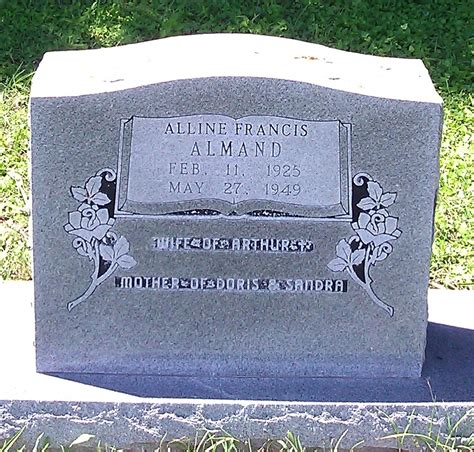 Alline Francis Almand Find A Grave Memorial