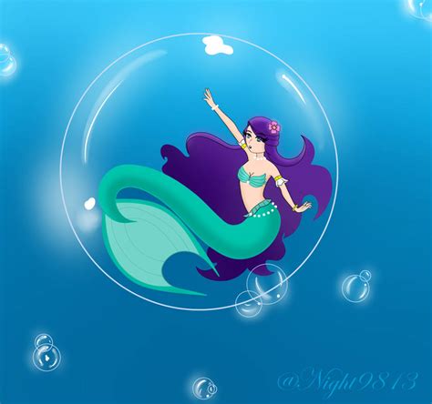 Mermaid In Bubble By Halloweennightmar On Deviantart