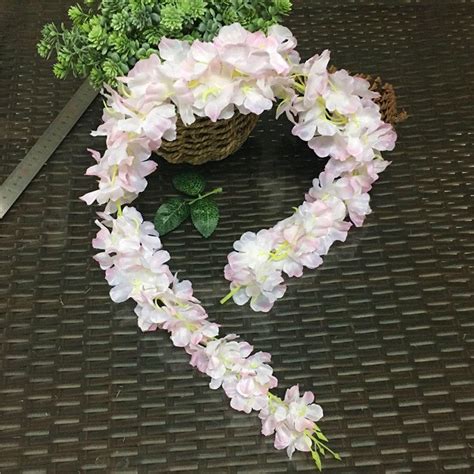 88cm Cherry Blossom Vine Sakura Artificial Flowers For Party Wedding