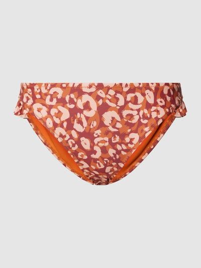 Shiwi Bikini Slip Mit Allover Muster Modell Classic Ruffle Rosa