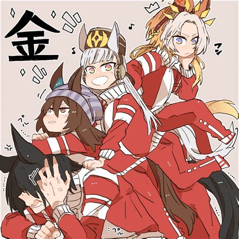 Gold Ship Nakayama Festa Orfevre And Kin Iro Ryotei Umamusume Drawn By Asuka Junerabitts