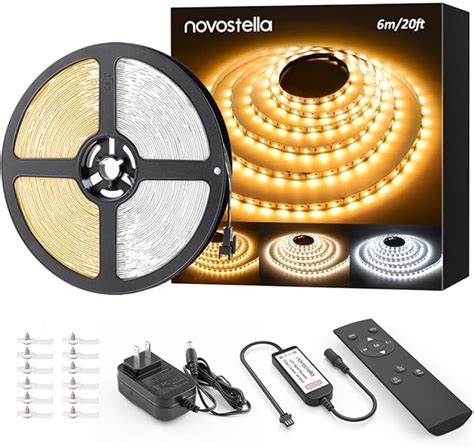 Amazon NOVOSTELLA 20ft Tunable White LED Strip Light Kit Dimmable