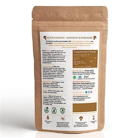 Rooted Oyster Mushroom Extract Powder Supports Immunity Cardio