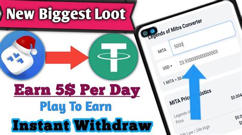 5 Insatnt Withdrawal Airdrop Mita Wallet Airdrop Mita Token