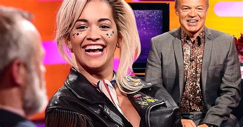 Rita Ora Caught In Gay Slur Row After Risky Joke On The Graham Norton Show The Mirror